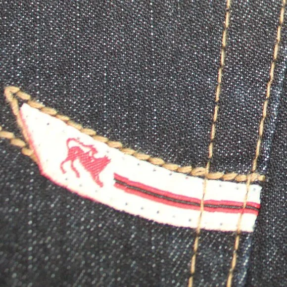 Parasuco Denim Legend Dark Indigo Blue Jeans Size 13 (Ultra-Tall) - Picture 10 of 12